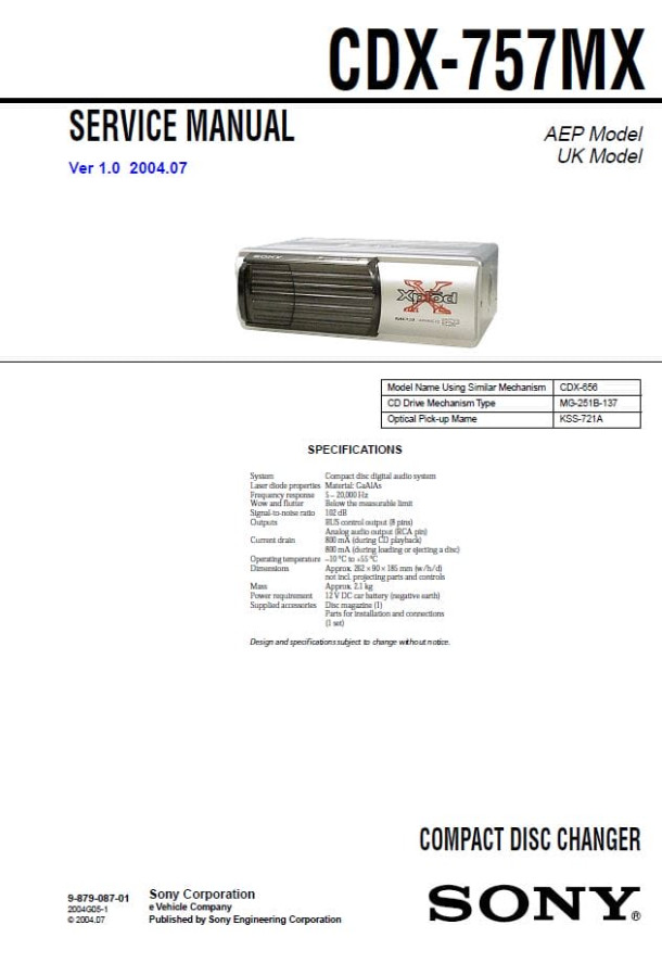 CDX-757MX Ver.1.0